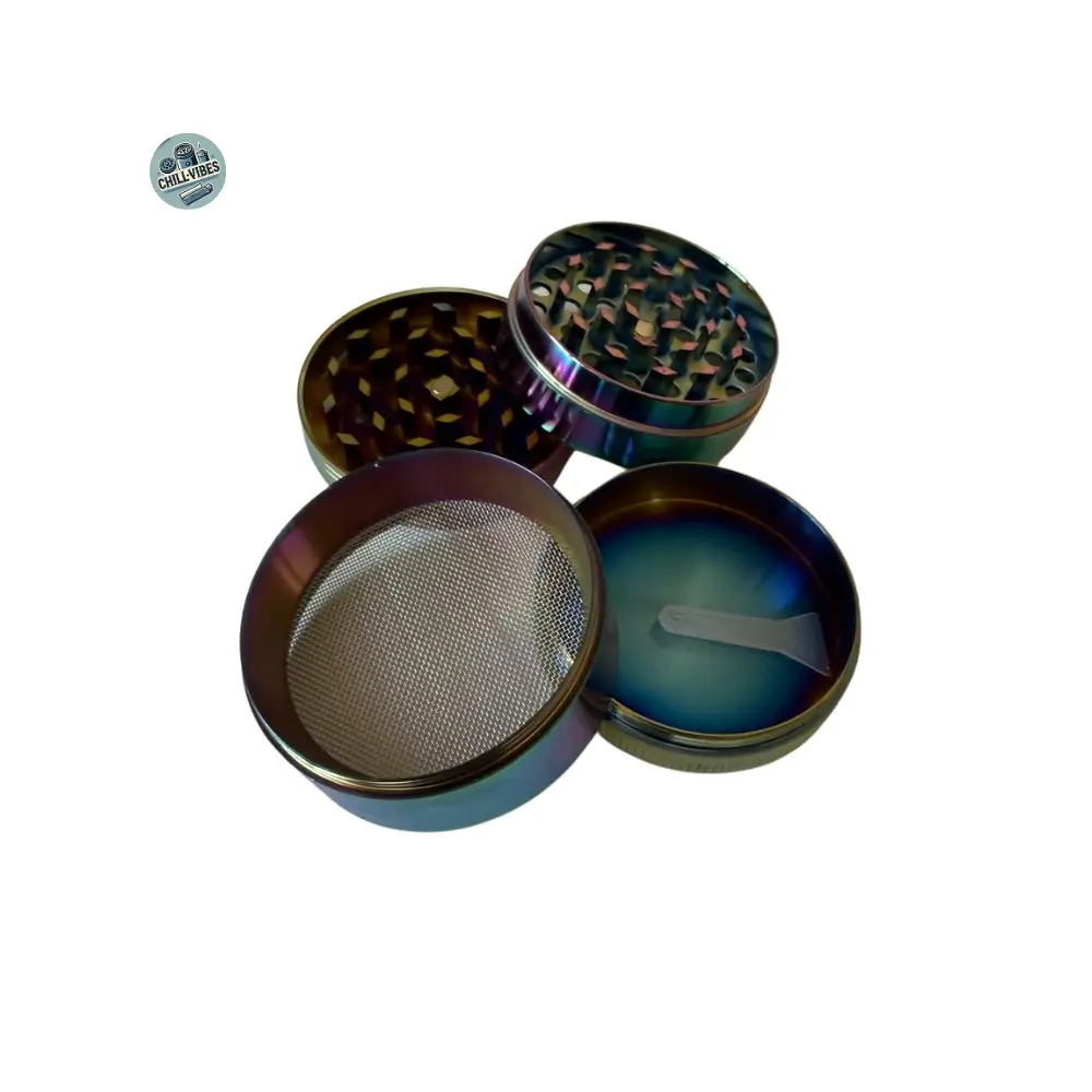 ChillVibes_Grinder_Métallique_ Holographique_Effet _Arc_en_ciel_Image_Carroussel6.webp