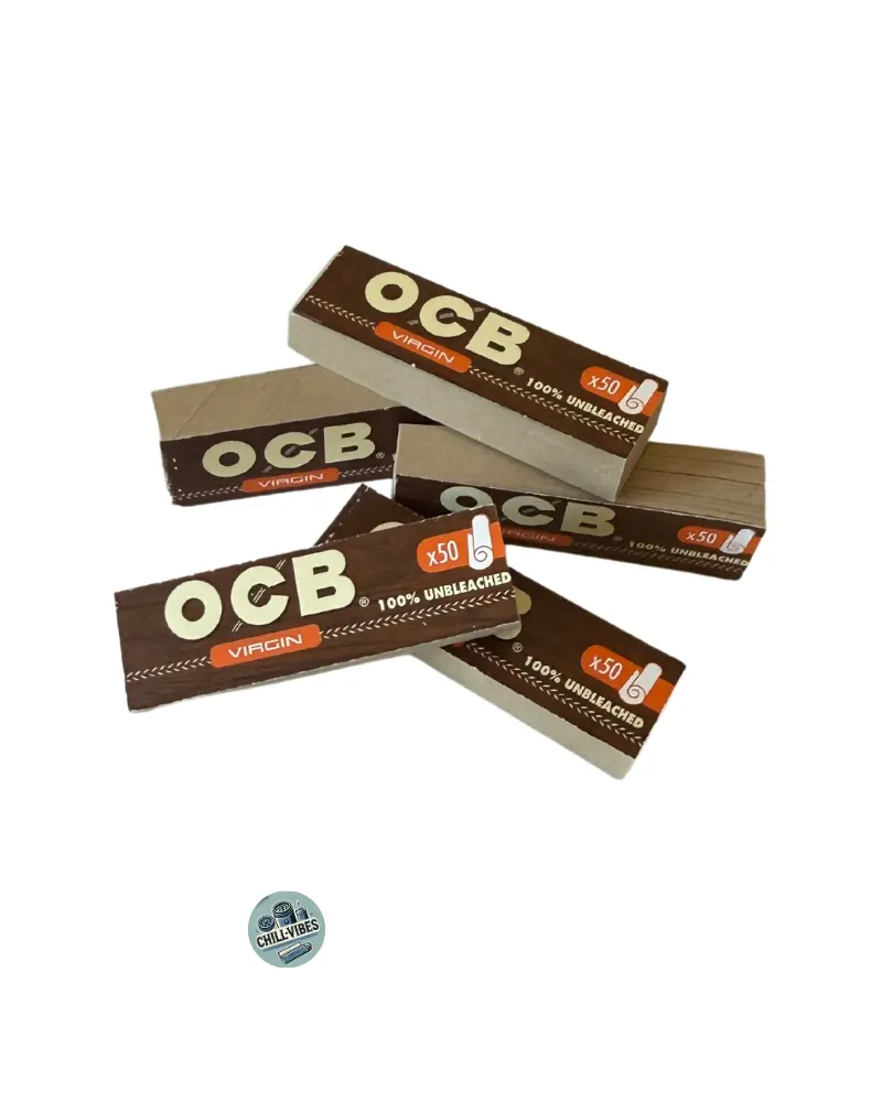 [CAROCBVIR0215] Filtres en carton OCB Virgin x50 – 100% non-blanchis et naturels