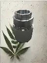 Grinder/Jar en métal + protection 4 pièces