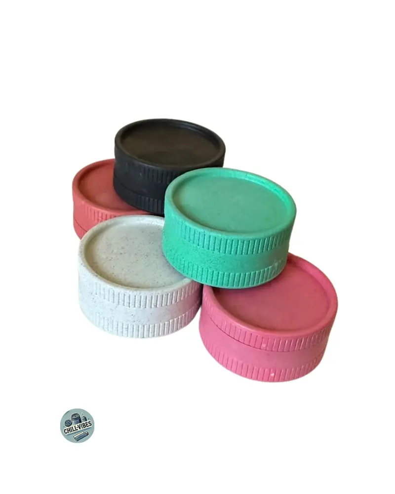 Grinder écologique en fibres naturelles – Alternative durable et efficace | ChillVibes.ch (Noir)